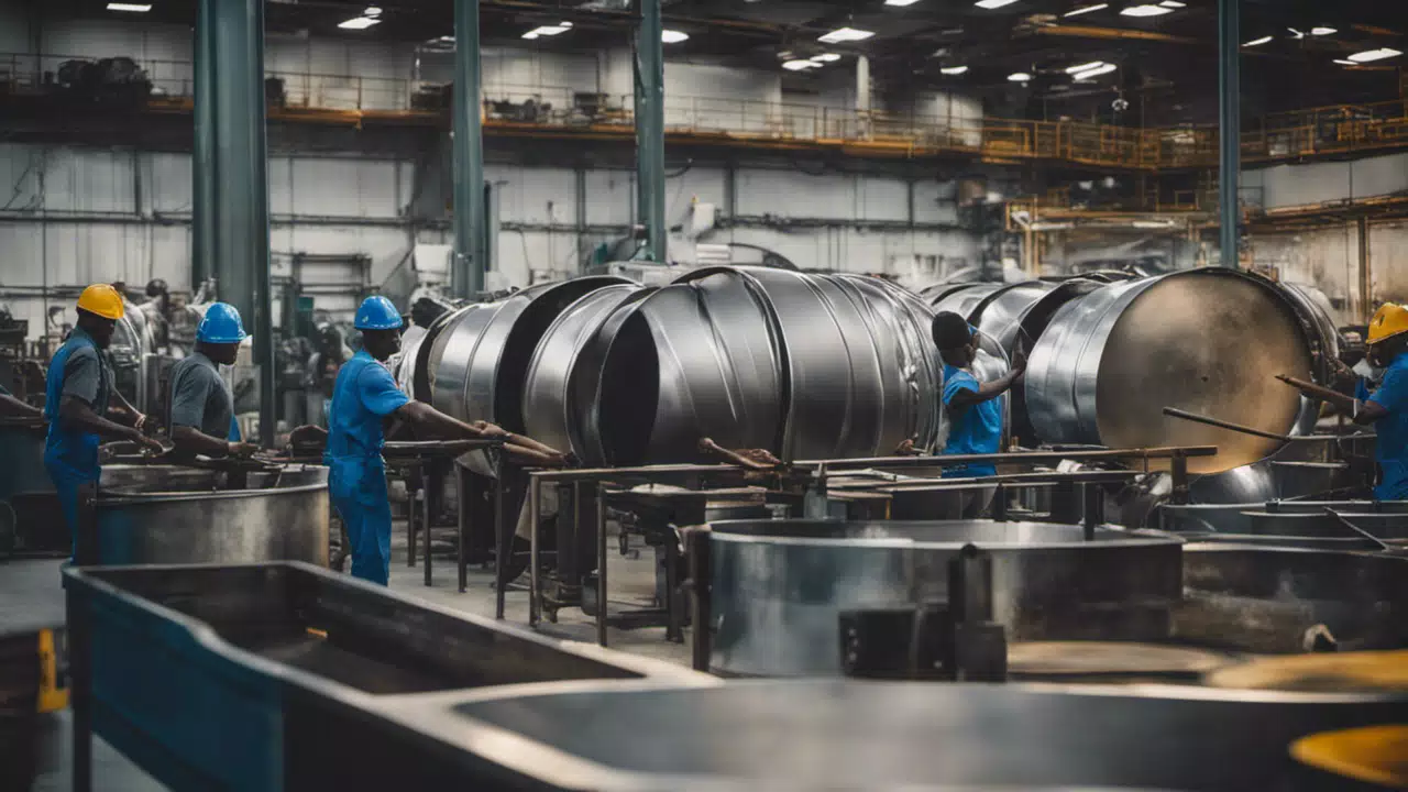 CAEN Code 2591: Manufacture of steel drums and similar containers